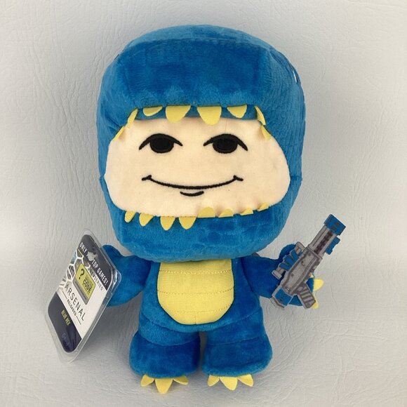 Jazwares Other - Roblox DevSeries Arsenal Reloaded Blue Rex 9" Plush Stuffed Animal Doll Toy 2022